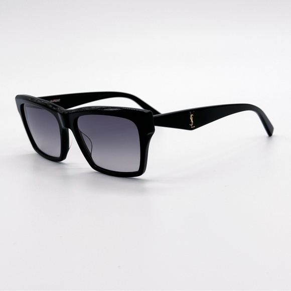 NEW SAINT LAURENT SL M104 001 BLACK SLM104 001 WOMEN SUNGLASSES SAINT LAURENT - Picture 7 of 12
